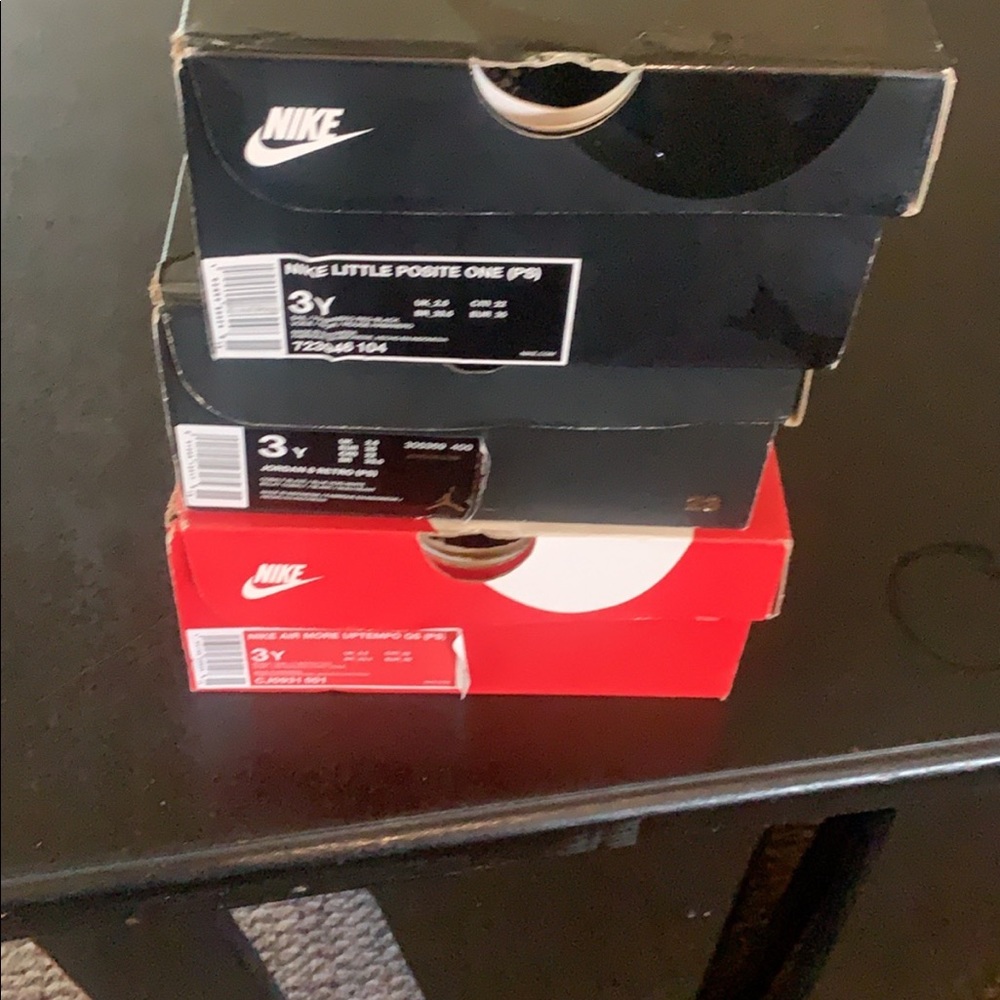 Nike foamposite, Uptempo, & Jordan 8